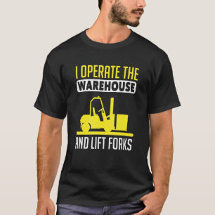 Gabelstaplerfahrer Lagerarbeiter T-Shirt