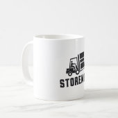 Gabelstaplerfahrer Storemen Kaffeetasse (Vorderseite Links)