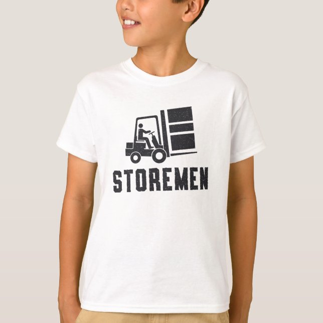 Gabelstaplerfahrer Storemen T-Shirt (Vorderseite)