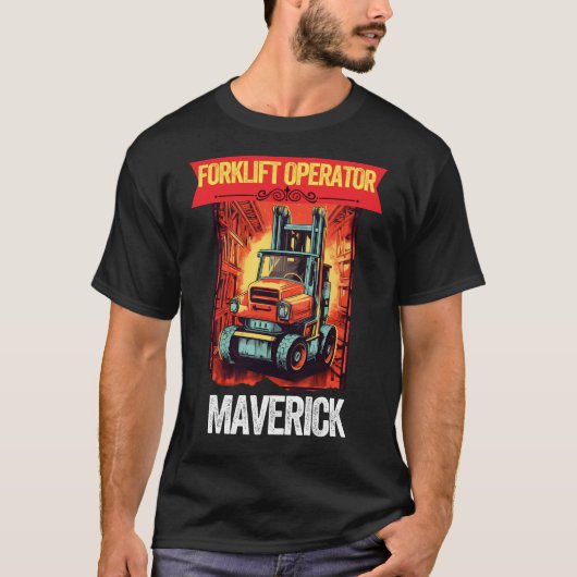 Gabelstaplerfahrer T-Shirt (Vorderseite)