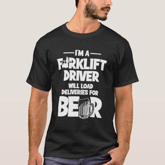Gabelstaplerfahrer T-Shirt (Vorderseite)
