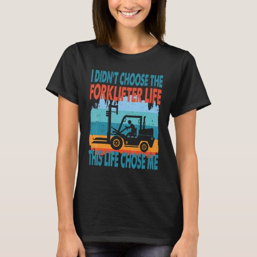 Gabelstaplerfahrer T-Shirt (Vorderseite)