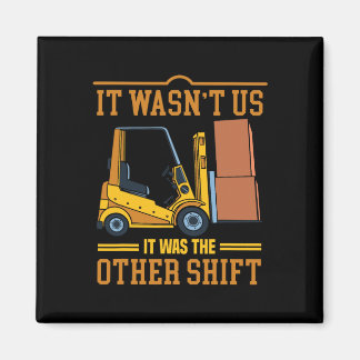 Gabelstaplerfahrer Vatertag Lustiger Gabelstapler Magnet