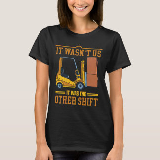Gabelstaplerfahrer Vatertag Lustiger Gabelstapler T-Shirt