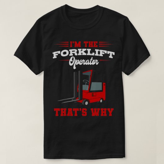 Gabelstaplerfahrerhandschuh Tru T-Shirt (Design vorne)