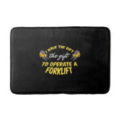 Gabelstaplergeschenk Badematte (Vorderseite)