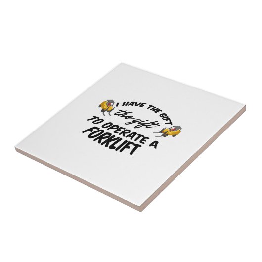 Gabelstaplergeschenk Fliese (Seite)
