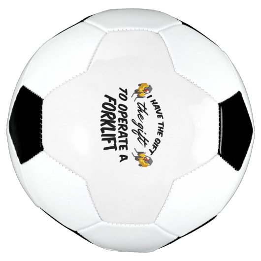 Gabelstaplergeschenk Fußball (Gedreht)