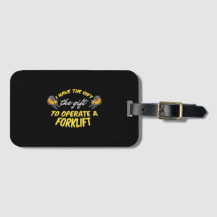 Gabelstaplergeschenk Gepäckanhänger
