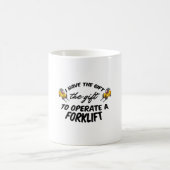 Gabelstaplergeschenk Kaffeetasse (Mittel)