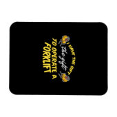 Gabelstaplergeschenk Magnet (Horizontal)