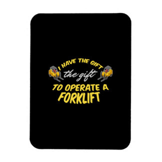 Gabelstaplergeschenk Magnet