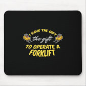 Gabelstaplergeschenk Mousepad (Vorne)