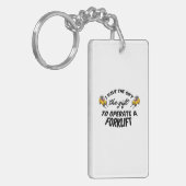 Gabelstaplergeschenk Schlüsselanhänger (Vorderseite links)