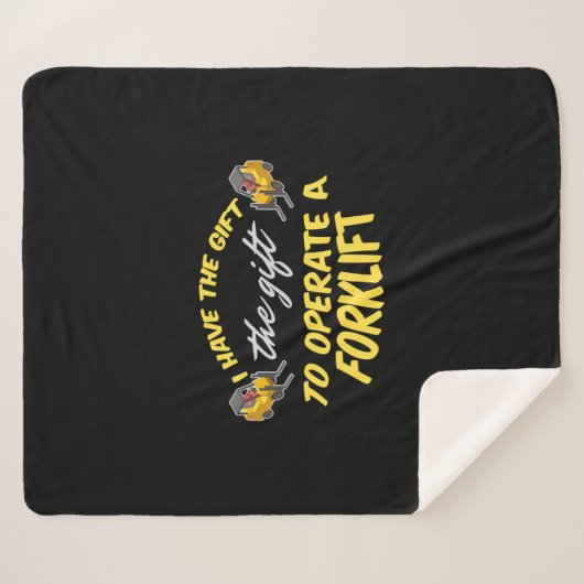 Gabelstaplergeschenk Sherpadecke (Vorderseite (Horizontal))