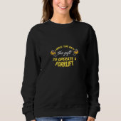 Gabelstaplergeschenk Sweatshirt (Vorderseite)