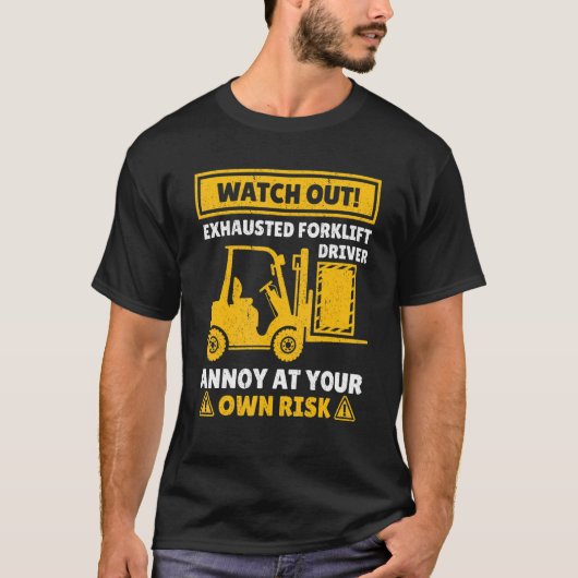 Gabelstapleroperator für Männer - Gabelstaplerfahr T-Shirt (Vorderseite)