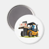 Gabelstaplerrücklauf Magnet (Vorderseite/Rückseite)