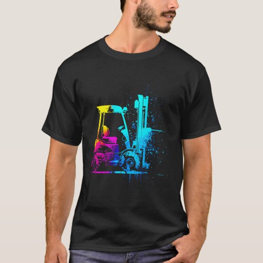 Gabelstaplerspeicher für den Stapler T-Shirt (Vorderseite)