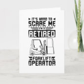 Gabelstaplertreiber Karte (Vorderseite)