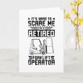 Gabelstaplertreiber Karte (Gelbe Blume)