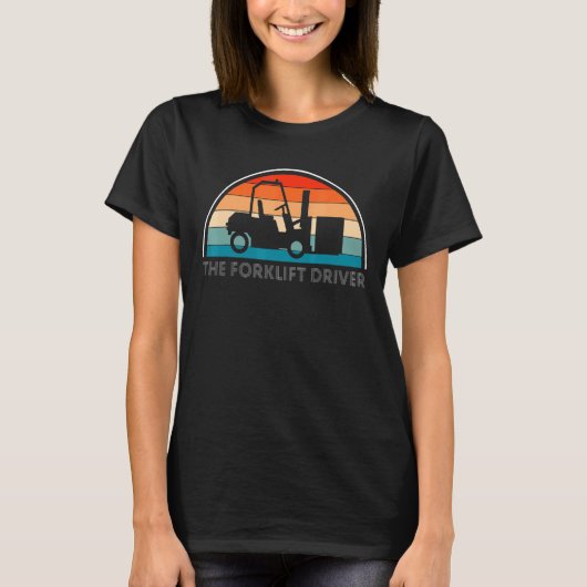 Gabelstaplertreiber T-Shirt (Vorderseite)