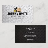 Gabelstaplervermietung Visitenkarte (Vorne/Hinten)