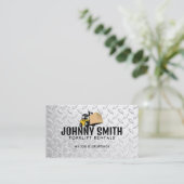 Gabelstaplervermietung Visitenkarte (Stehend Vorderseite)