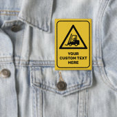 Gabelstaplerwarnzeichen Button (Insitu)