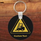 Gabelstaplerwarnzeichen Schlüsselanhänger (Vorderseite)