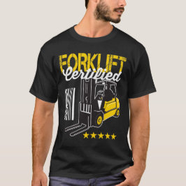 Gabelstaplerzertifiziert | Stapler T-Shirt