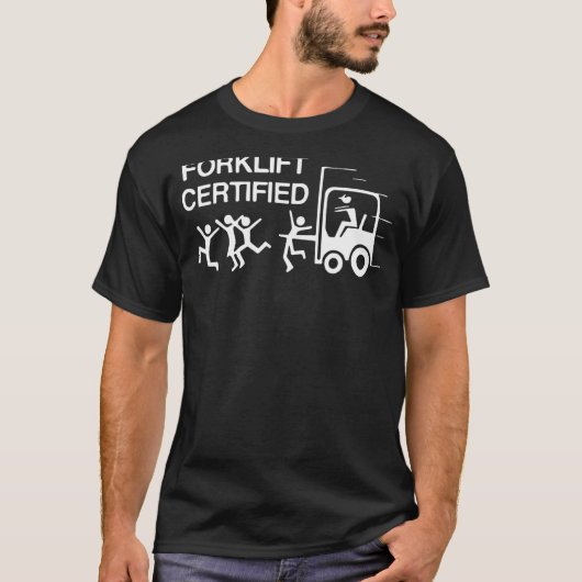 Gabelstaplerzertifiziert T-Shirt (Vorderseite)