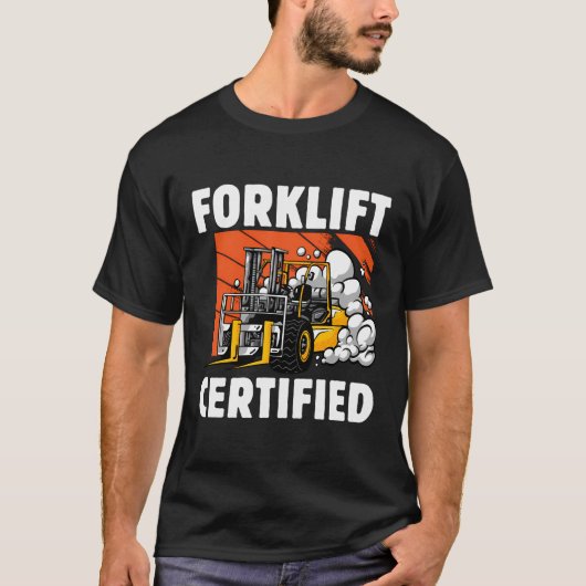 Gabelstaplerzertifiziert T-Shirt (Vorderseite)