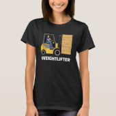 Gabelstaplerzertifizierter Hubstapler T-Shirt (Vorderseite)
