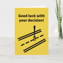 Gabelung - Ermutigung Karte