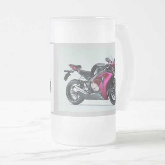 Gabelung-Rocket mattierte GlasTasse Mattglas Bierglas (VorderseiteRechts)