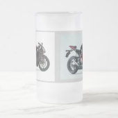 Gabelung-Rocket mattierte GlasTasse Mattglas Bierglas (Mittel)