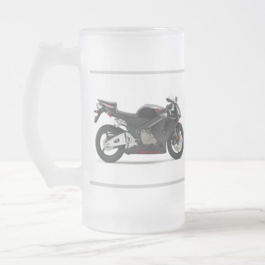 Gabelung-Rocket mattierte GlasTasse Mattglas Bierglas (Links)