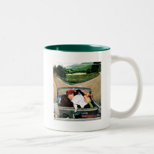 Gabelung Zweifarbige Tasse