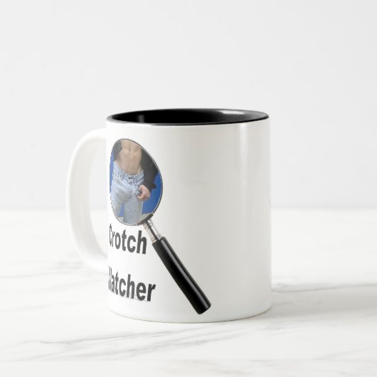 Gabelungs-Beobachter Zweifarbige Tasse (Vorderseite Links)