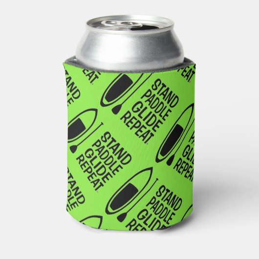 Gaben auf dem Paddelbrett Dosenkühler (Kanne Rückseite)