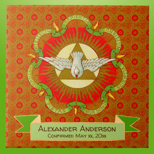 Gaben des Heiligen Geistes (BK 026) Keramikfliese
