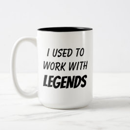 Gaben für Coworker, Funny Goodbye Gift Zweifarbige Tasse