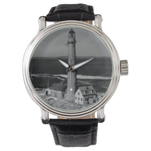 Gaben-Insel-Leuchtturm Armbanduhr