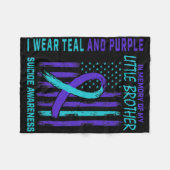 Gaben zu beschaffen Verlust des kleinen Bruderselb Fleecedecke (Vorderseite (Horizontal))