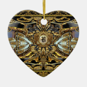 Gabey Victoria Monogram Keramik Ornament