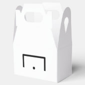 Gable 4x2.5x5 geschenkschachtel (Geöffnet)