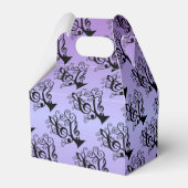 Gable Box für Lila und schwarze Musik Geschenkschachtel (Rückseite)