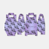 Gable Box für Lila und schwarze Musik Geschenkschachtel (Ungefaltet)