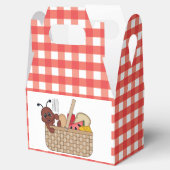 Gable Box Gefälligkeitsbox für Spaß Picnic Geschenkschachtel (Geöffnet)